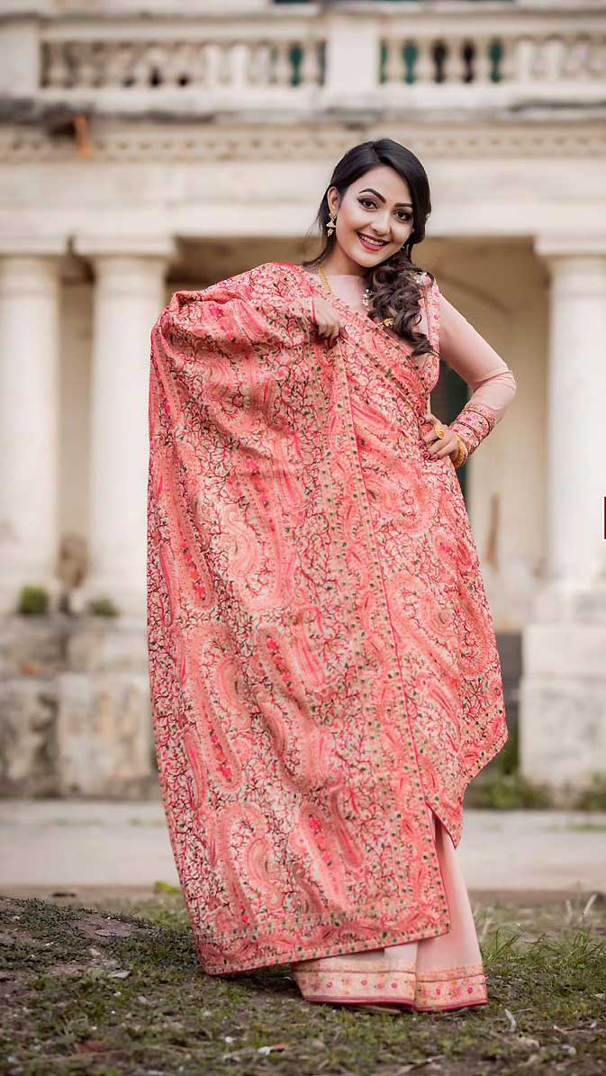 Exclusive Boutique Designer Muslin Saree - db16943